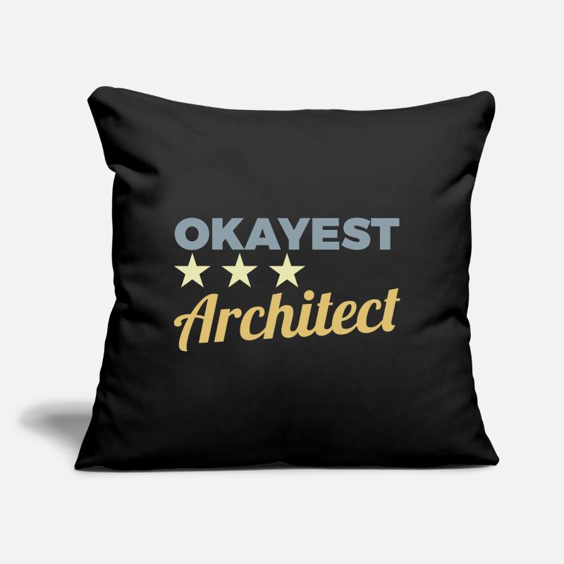 Architecte le plus correct Coussin et housse de 45 x 45 cm