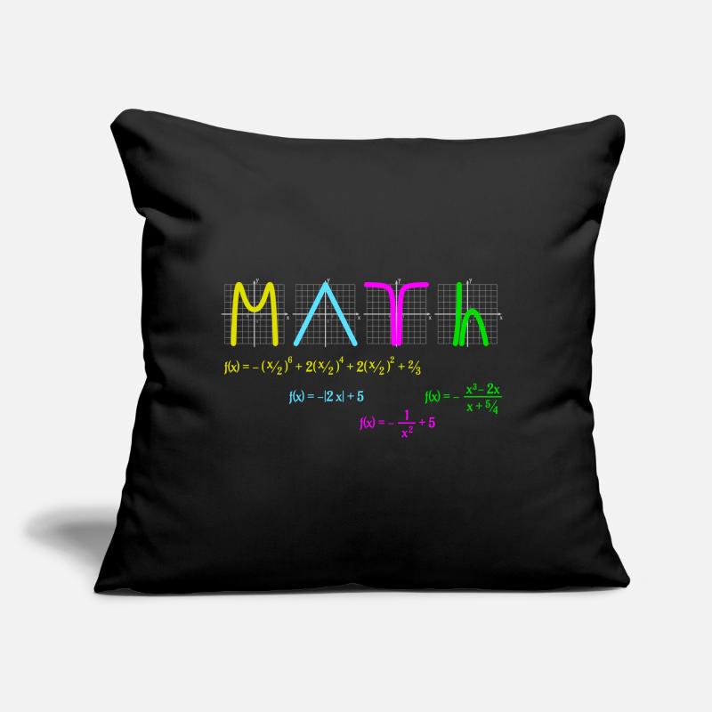 Math with Functions colored Coussin et housse de 45 x 45 cm
