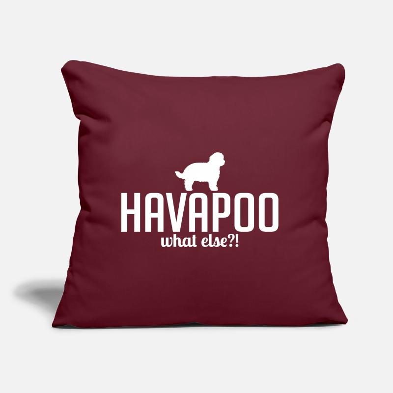 Havapoo what else Hundespruch Hunde Wilsigns Sofakissen mit Füllung 45 x 45 cm