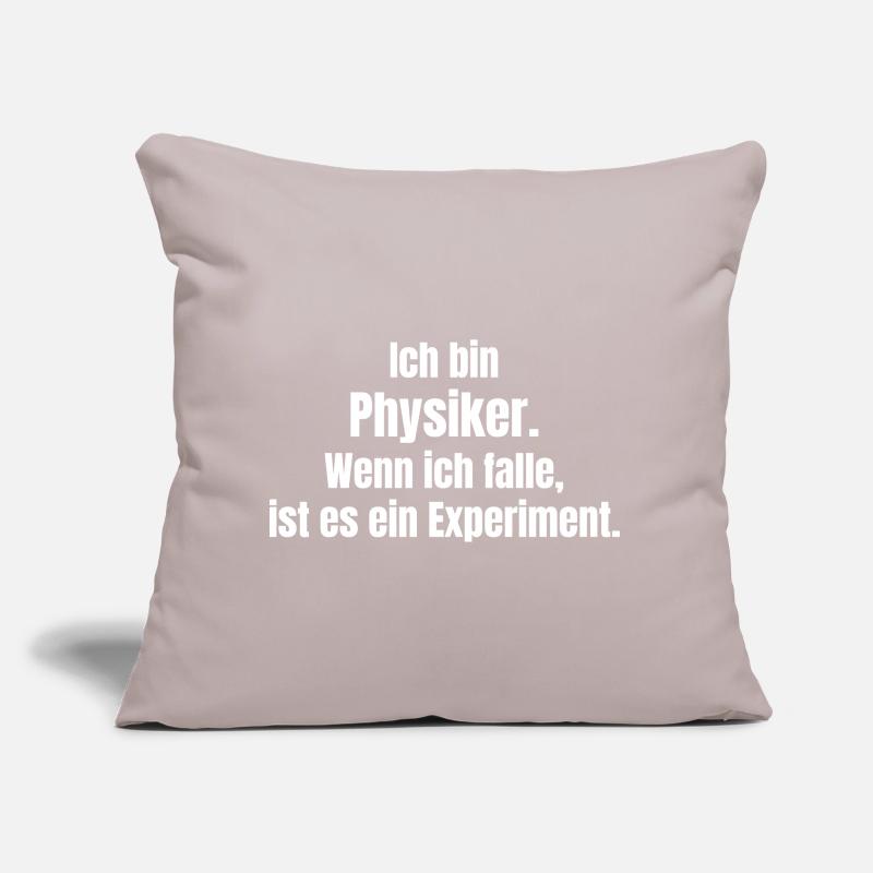 Physicist Humor Case Experiment Sofa pillow with filling 45cm x 45cm