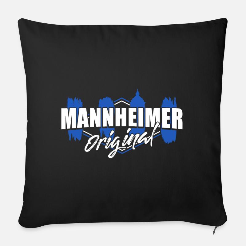 mannheimer original - Sofakissen mit Füllung 45 x 45 cm - Schwarz
