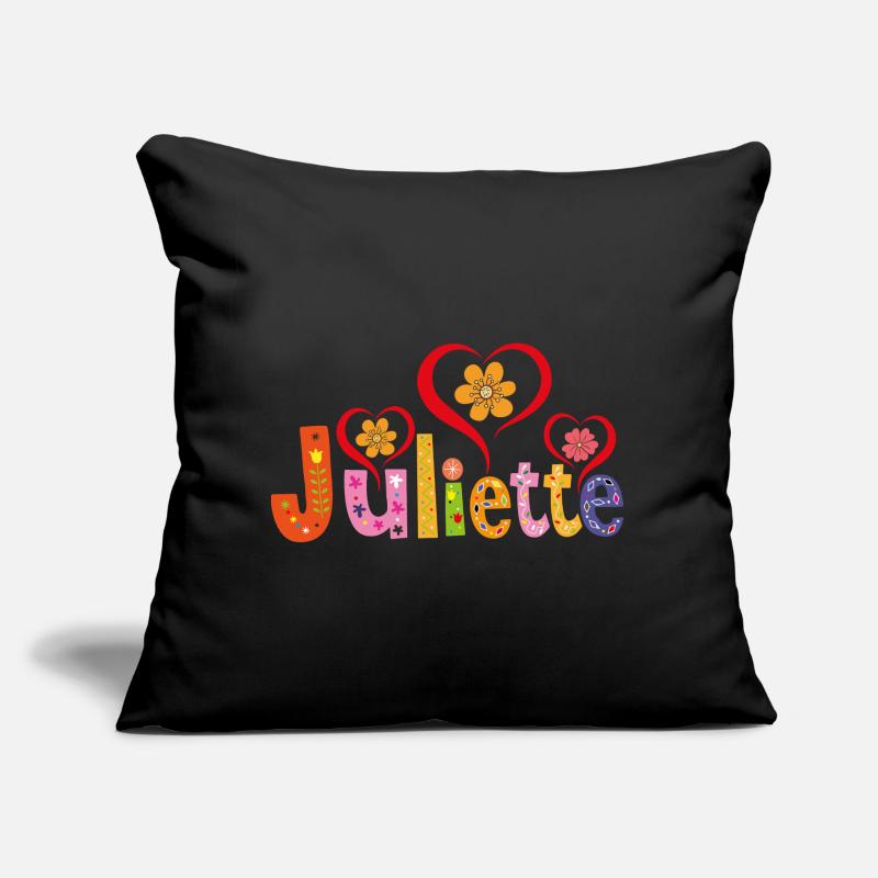 Personalized Juliette Name Sofa pillow with filling 45cm x 45cm
