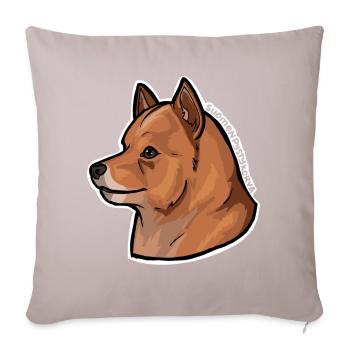 Finnish vertical ear - Sofa pillow with filling 45cm x 45cm - light taupe - Front