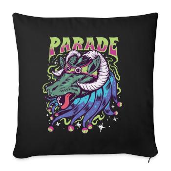 Parade goat - Sofakissen mit Füllung 45 x 45 cm - Schwarz - Vorne