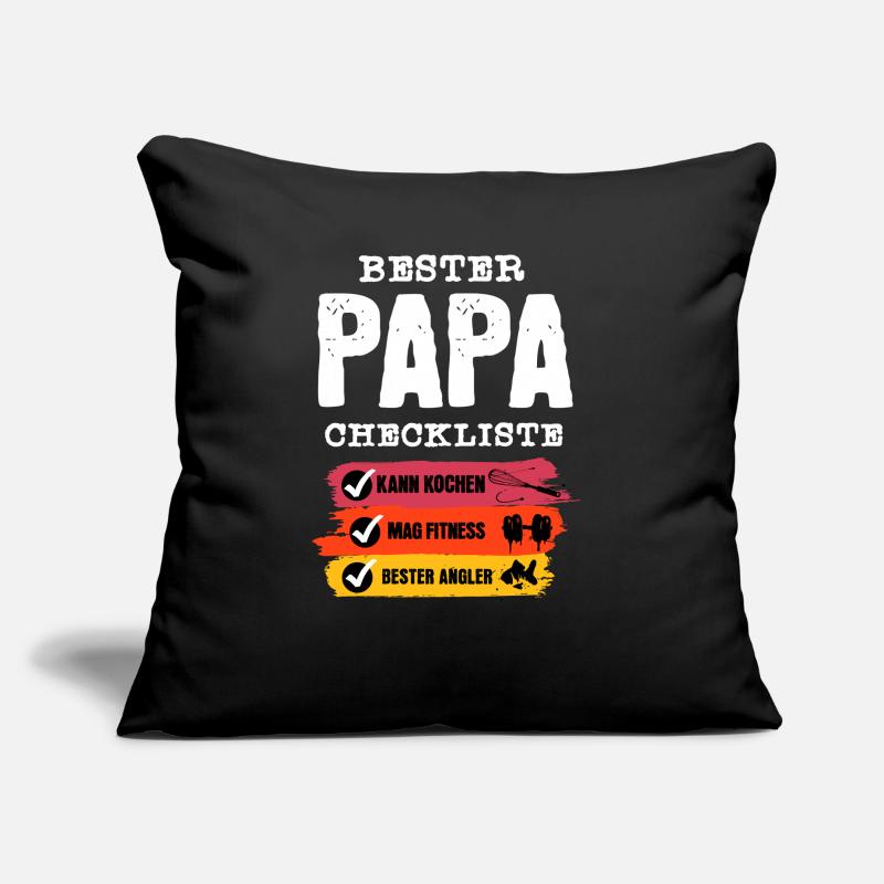 Bester Papa Checkliste  Sofakissen mit Füllung 45 x 45 cm