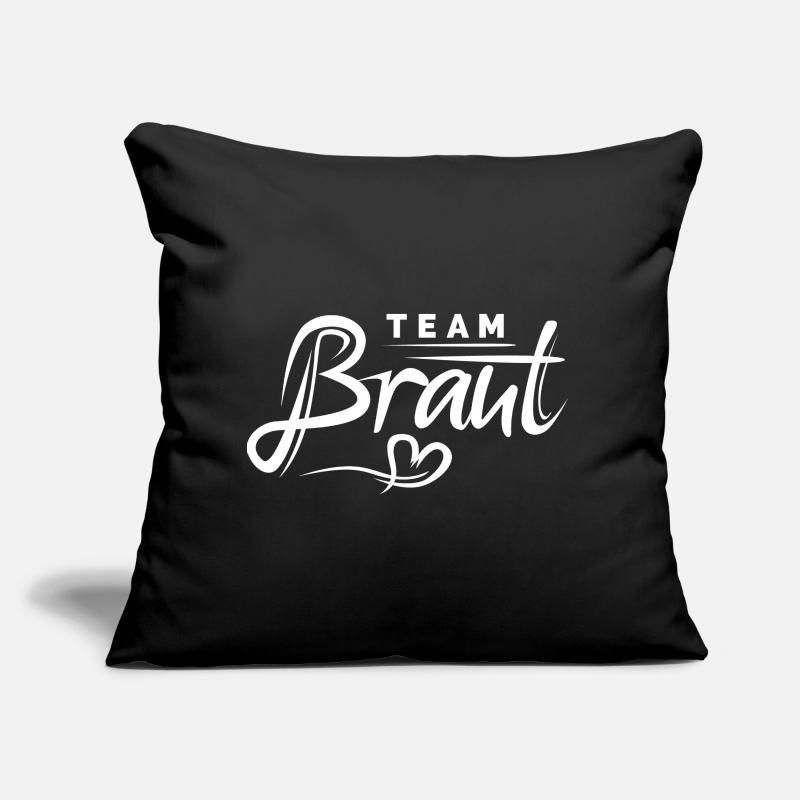 Équipe Bride - Poule Adieu Bachelorette Coussin et housse de 45 x 45 cm