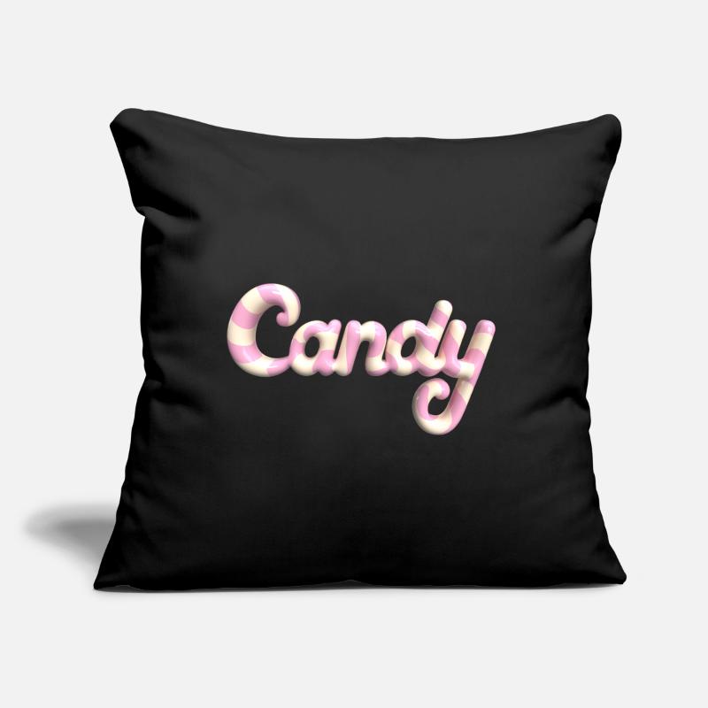 Candy Lettering – 3D Render Candy Style Sofa pillow with filling 45cm x 45cm