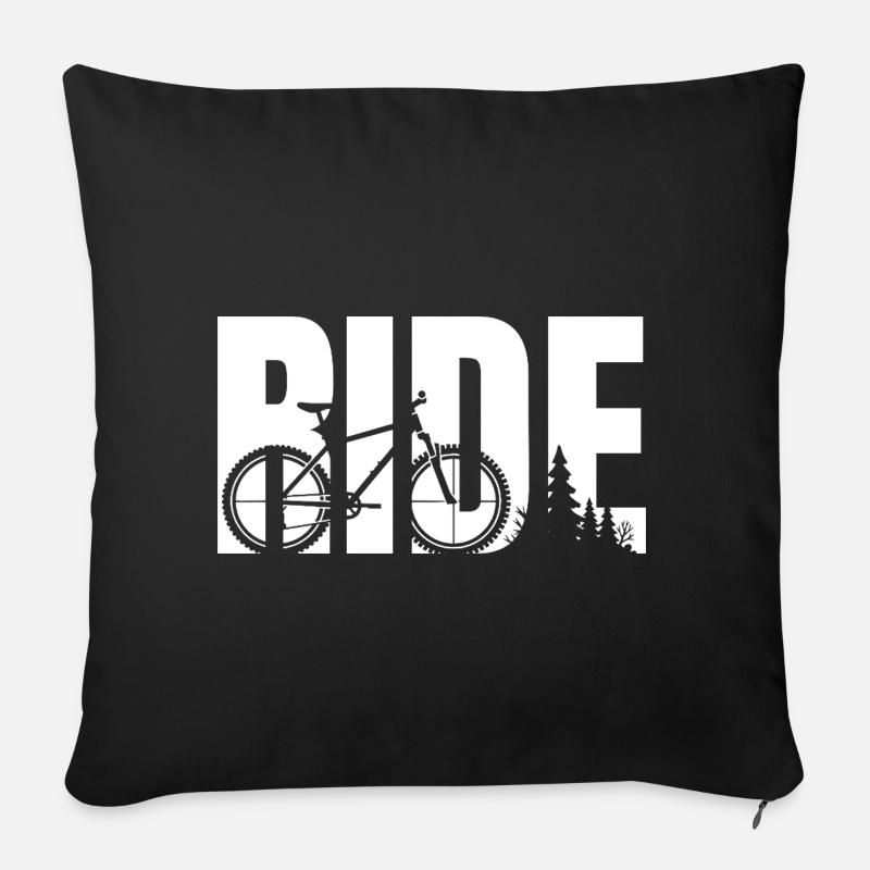 Ride Nature - Sofakissen mit Füllung 45 x 45 cm - Schwarz