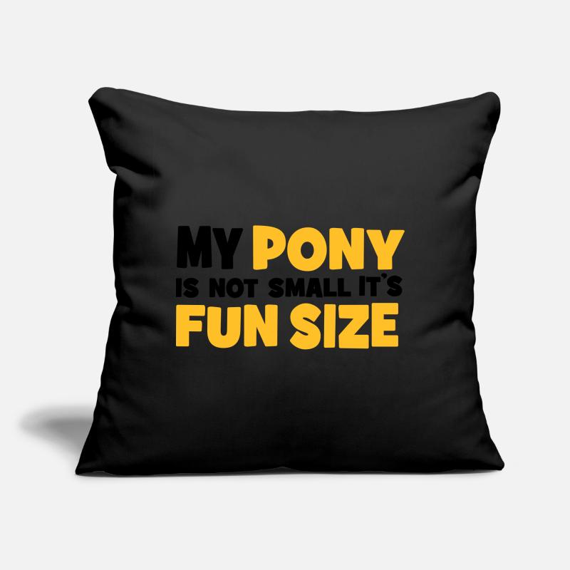 Pony Coussin et housse de 45 x 45 cm