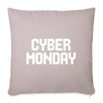Cyber Monday - Sofa pillow with filling 45cm x 45cm - light taupe - Front