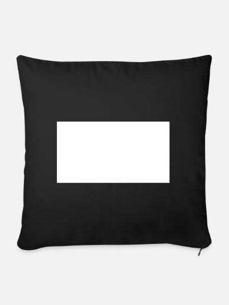 Rechteck - Sofakissen mit Füllung 45 x 45 cm - Schwarz