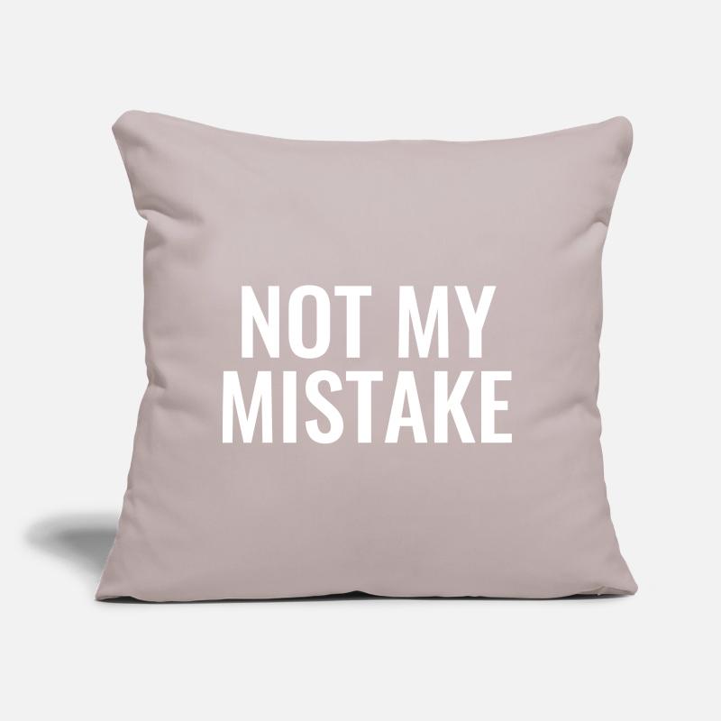 Not My mistake innocent innocence pech Tollpatsch Sofa pillow with filling 45cm x 45cm