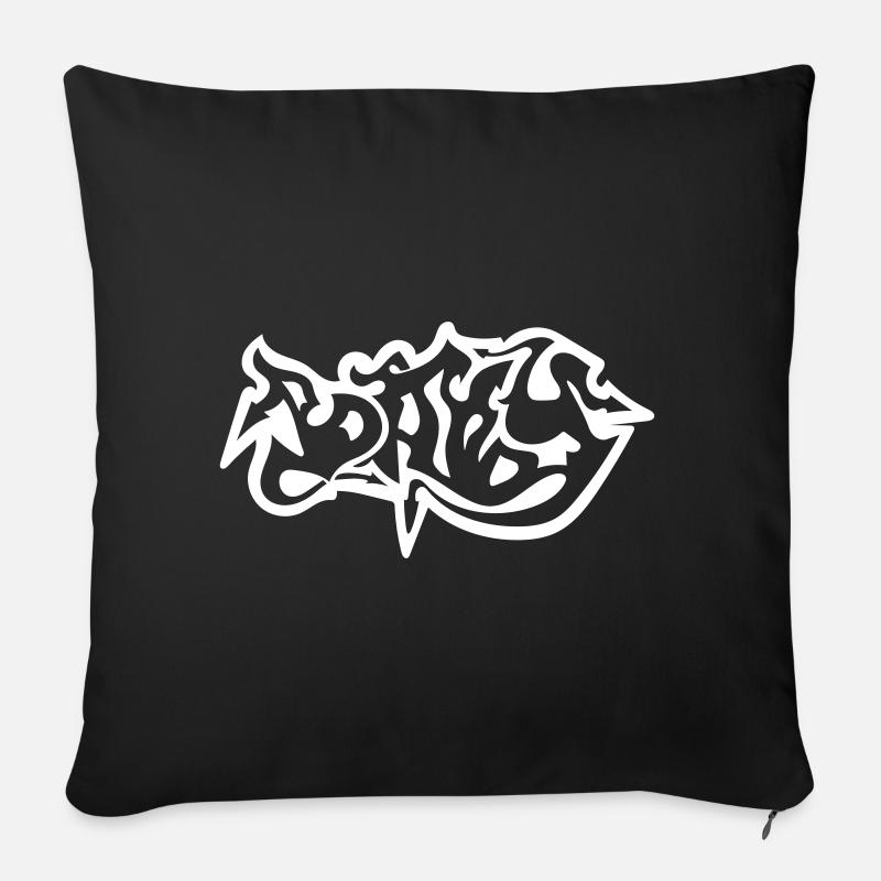 Bébé - Coussin et housse de 45 x 45 cm - noir