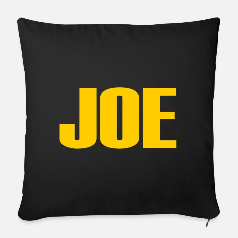 Joe - Sofakissen mit Füllung 45 x 45 cm - Schwarz