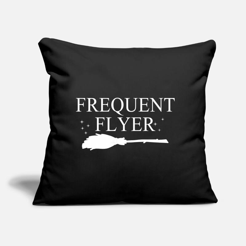 Frequent Flyer Witch Sofa pillow with filling 45cm x 45cm