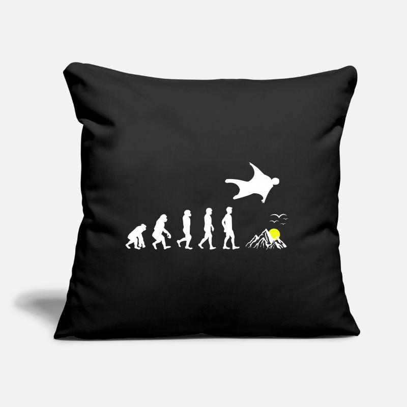 Wingsuit flying Base Jumping Skydiving Evolution Sofakissen mit Füllung 45 x 45 cm