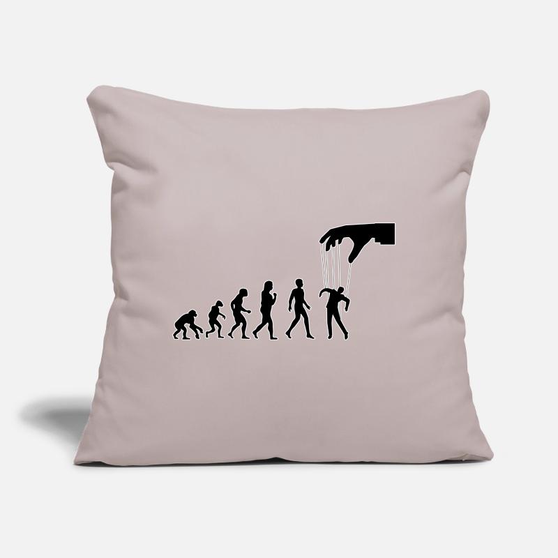 Evolution Mankind - Puppet Sofa pillow with filling 45cm x 45cm