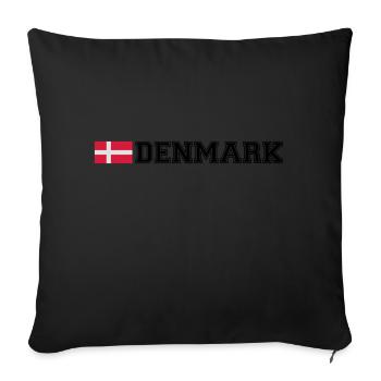 Denmark Design - Sofa pillow with filling 45cm x 45cm - black - Front