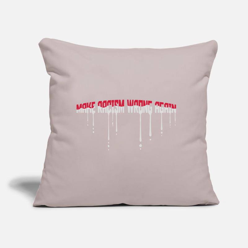 make racism wrong again Sofa pillow with filling 45cm x 45cm
