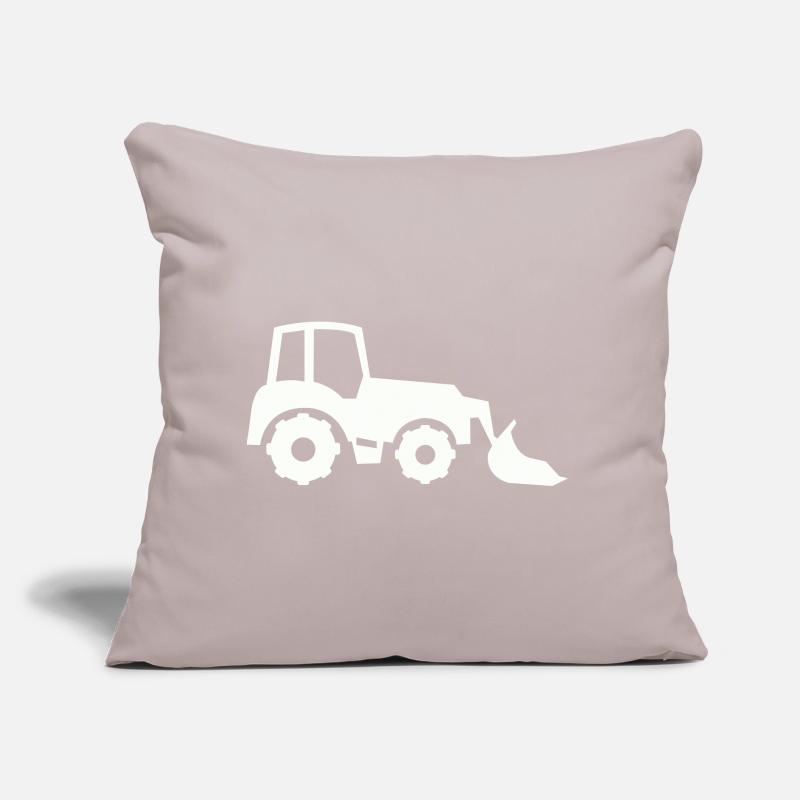 Tractor Silhouette Front End Loader Sofa pillow with filling 45cm x 45cm