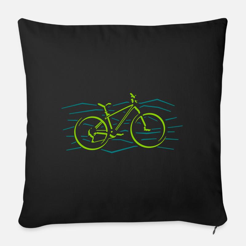 Rad - Sofakissen mit Füllung 45 x 45 cm - Schwarz