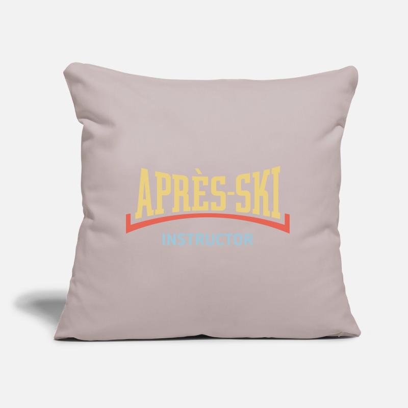 Après-Ski – Instructor (Concave / Après Ski / 3C) Sofa pillow with filling 45cm x 45cm