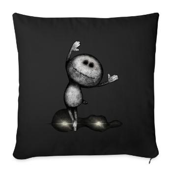 The Dancer - Sofa pillow with filling 45cm x 45cm - black - Front