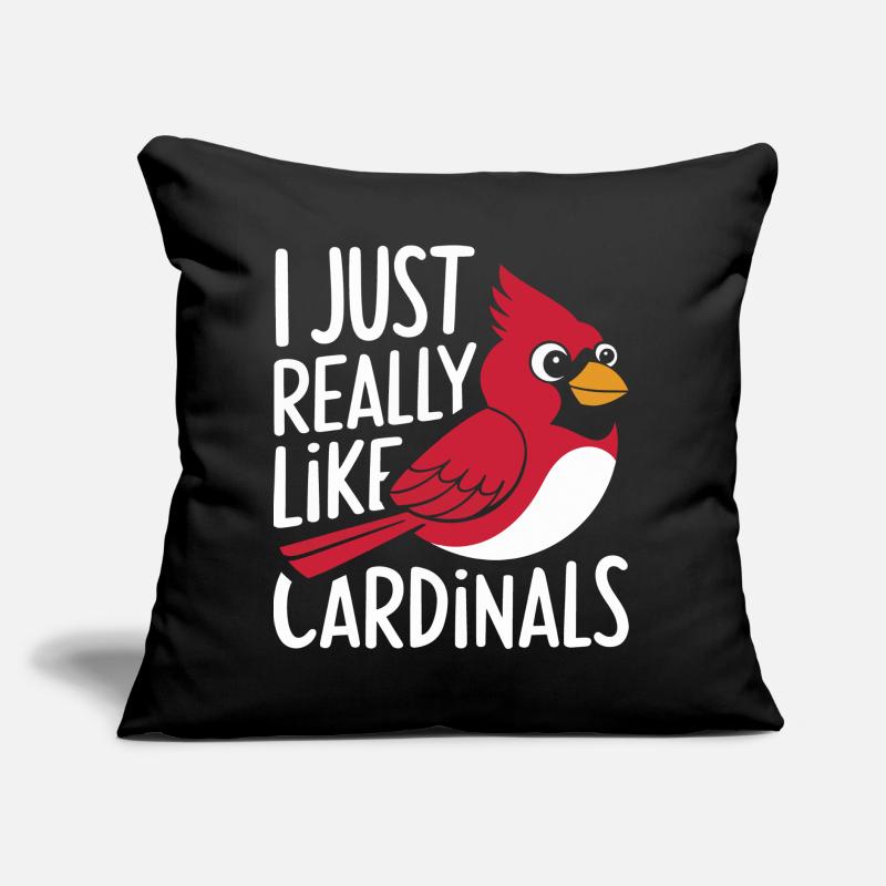 Cardinal Red Cardinal Vogel Red Cardinal Sofa pillow with filling 45cm x 45cm