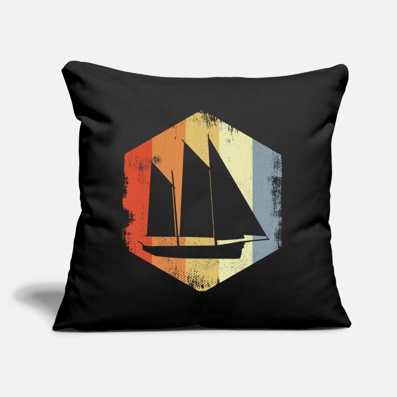 Sailing ship Sofa pillow with filling 45cm x 45cm