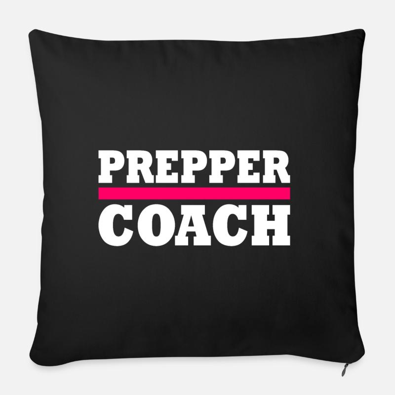 Prepper - Sofakissen mit Füllung 45 x 45 cm - Schwarz