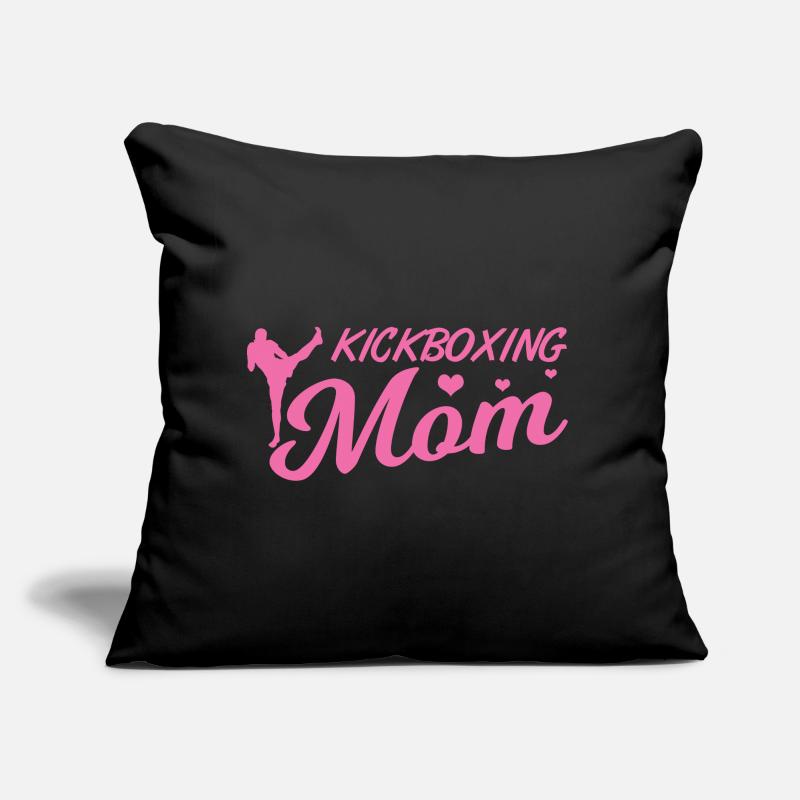 Maman kickboxeuse Coussin et housse de 45 x 45 cm