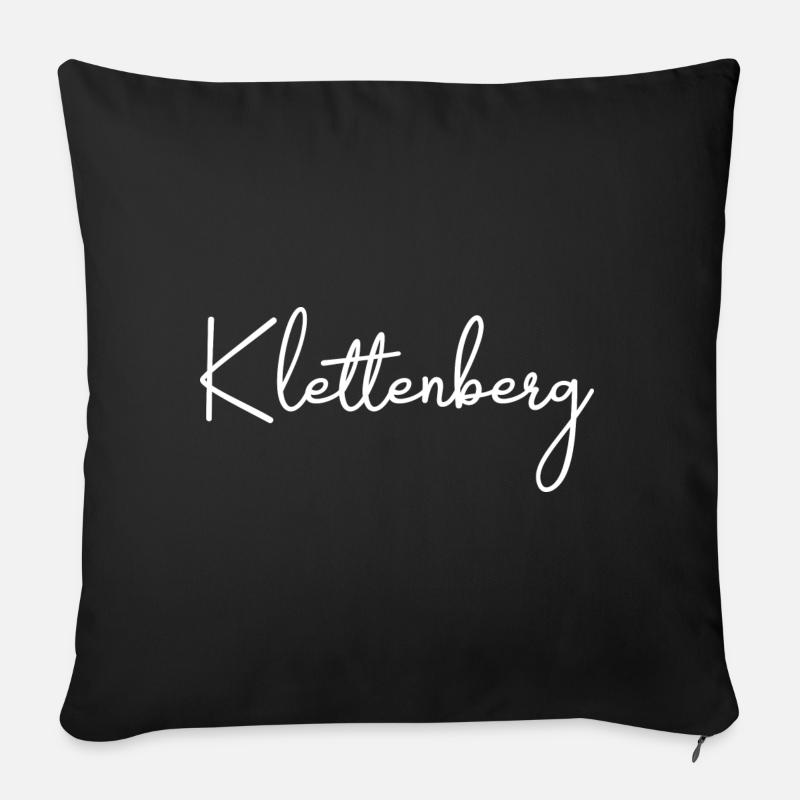 Köln Klettenberg - Sofakissen mit Füllung 45 x 45 cm - Schwarz
