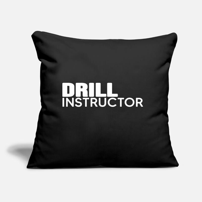 Ausbilder "drill-instructor" Coach Sofakissen mit Füllung 45 x 45 cm