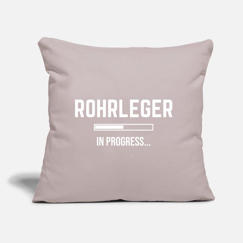 Pipelayers In Progress Sofa pillow with filling 45cm x 45cm