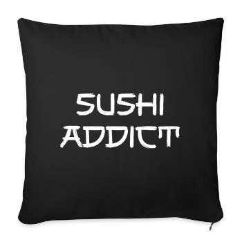 Sushi Addict - Sofakissen mit Füllung 45 x 45 cm - Schwarz - Vorne