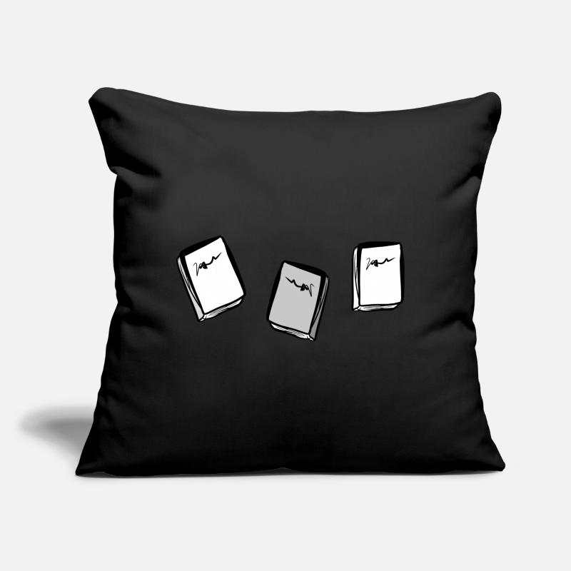 three books pattern reading cartoon Sofa pillow with filling 45cm x 45cm