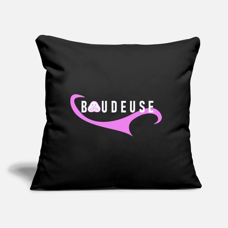 Logo Boudeuse  Coussin et housse de 45 x 45 cm