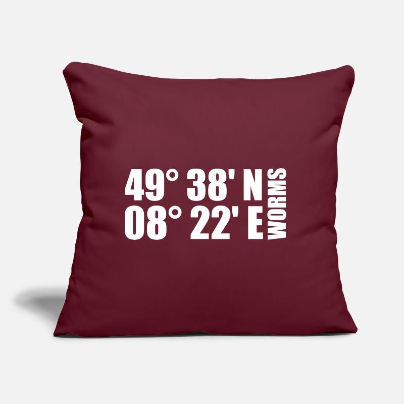 Worms Coordinates Sofa pillow with filling 45cm x 45cm