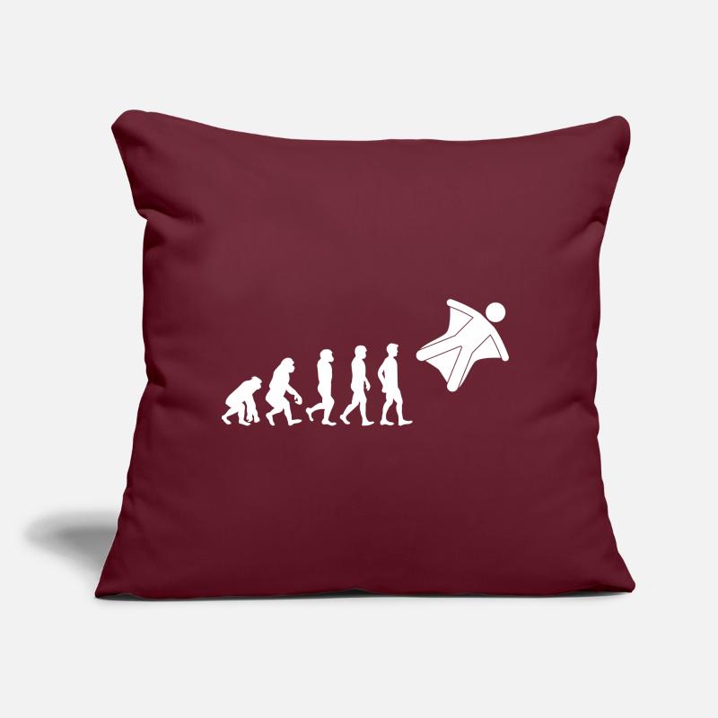 Wingsuit flying Base Jumping Skydiving Evolution Sofa pillow with filling 45cm x 45cm