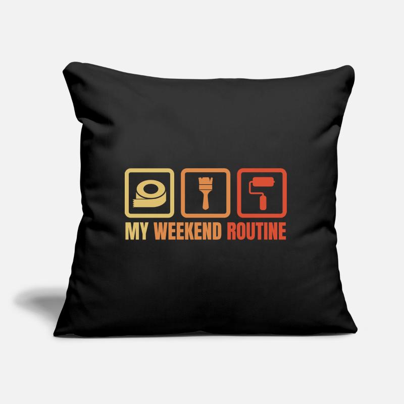 Painter Varnisher Weekend Sofa pillow with filling 45cm x 45cm