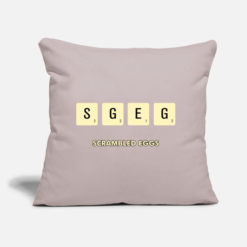Scrambled Eggs Sofa pillow with filling 45cm x 45cm