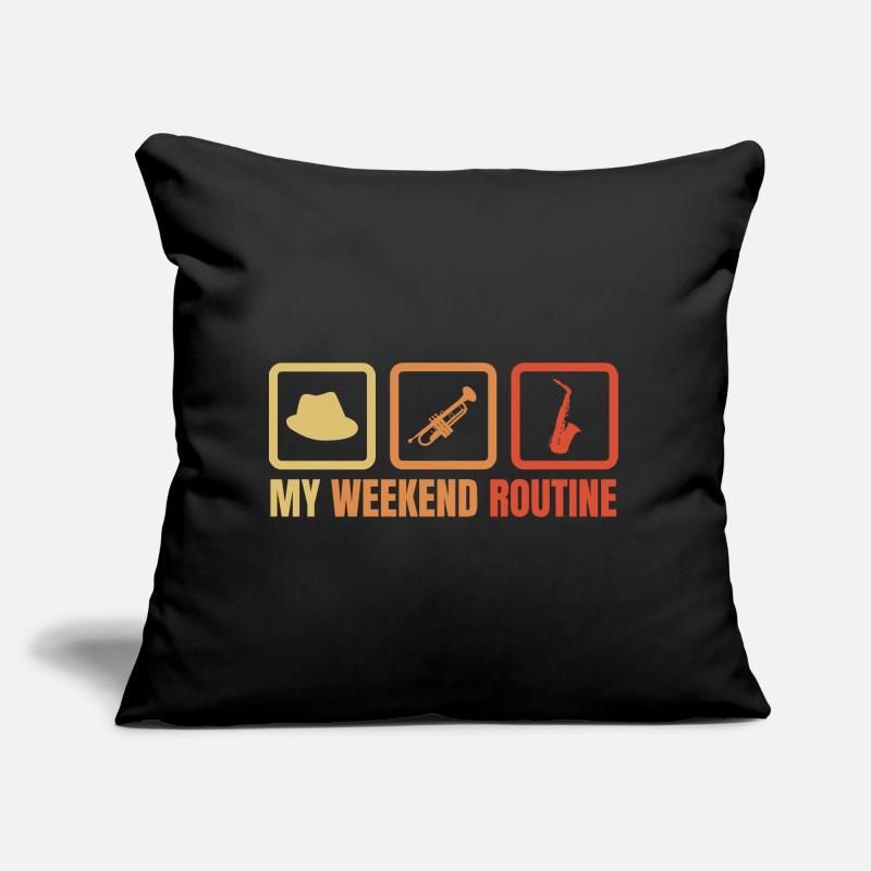 Trumpeter Weekend Routine Sofa pillow with filling 45cm x 45cm