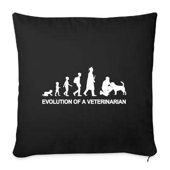 Veterinary Development - Sofa pillow with filling 45cm x 45cm - black - Front