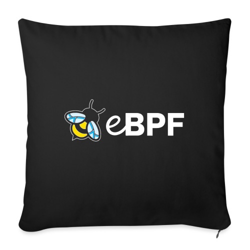 ebpf logo color on dark - Sofa pillow with filling 45cm x 45cm