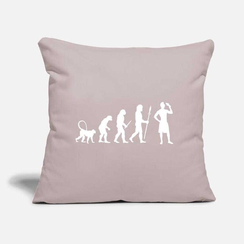 Cream Evolution Sofa pillow with filling 45cm x 45cm