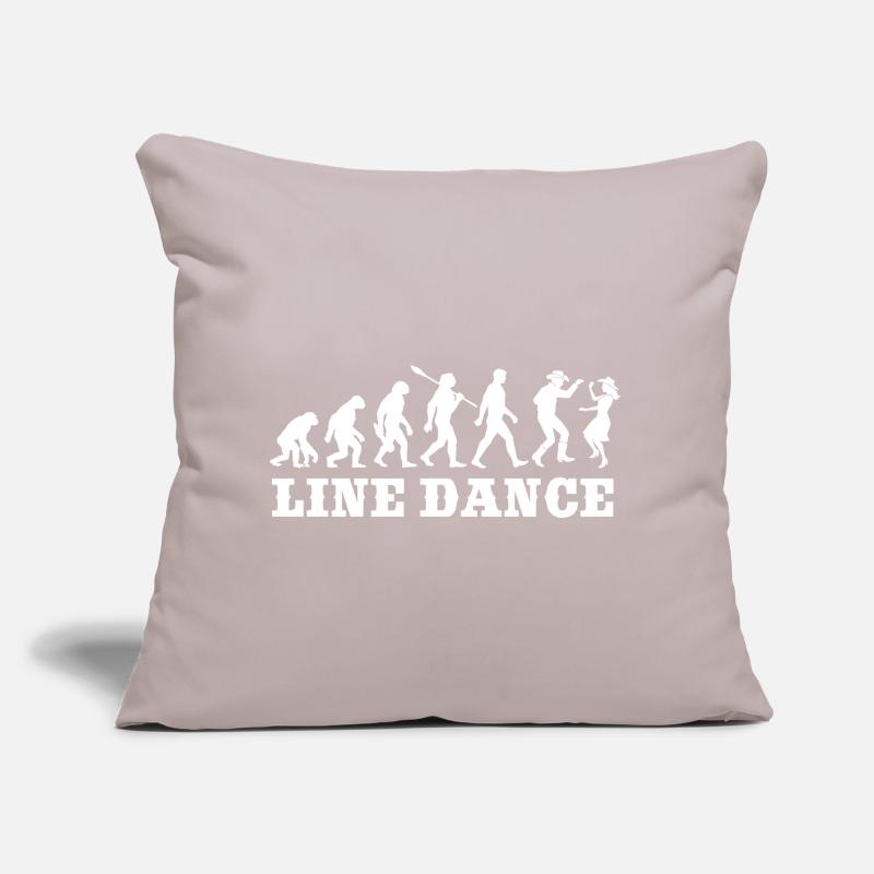 Vintage Evolution - Line Dance - Geschenk Sofakissen mit Füllung 45 x 45 cm
