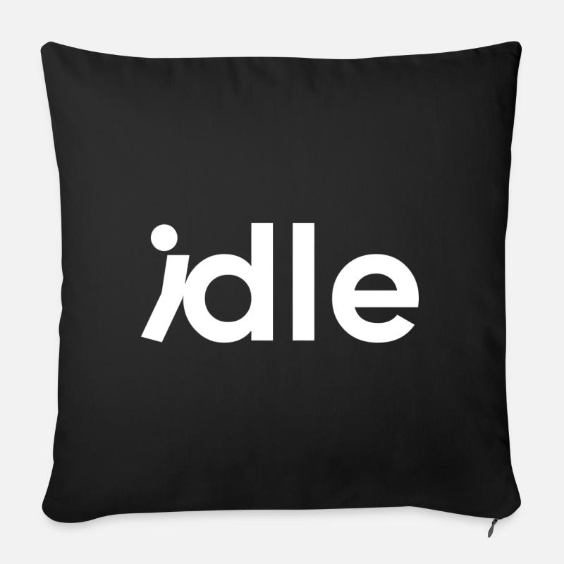 Idle - Sofakissen mit Füllung 45 x 45 cm - Schwarz