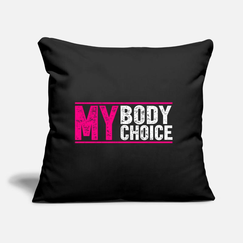 Mon corps, ma décision Coussin et housse de 45 x 45 cm