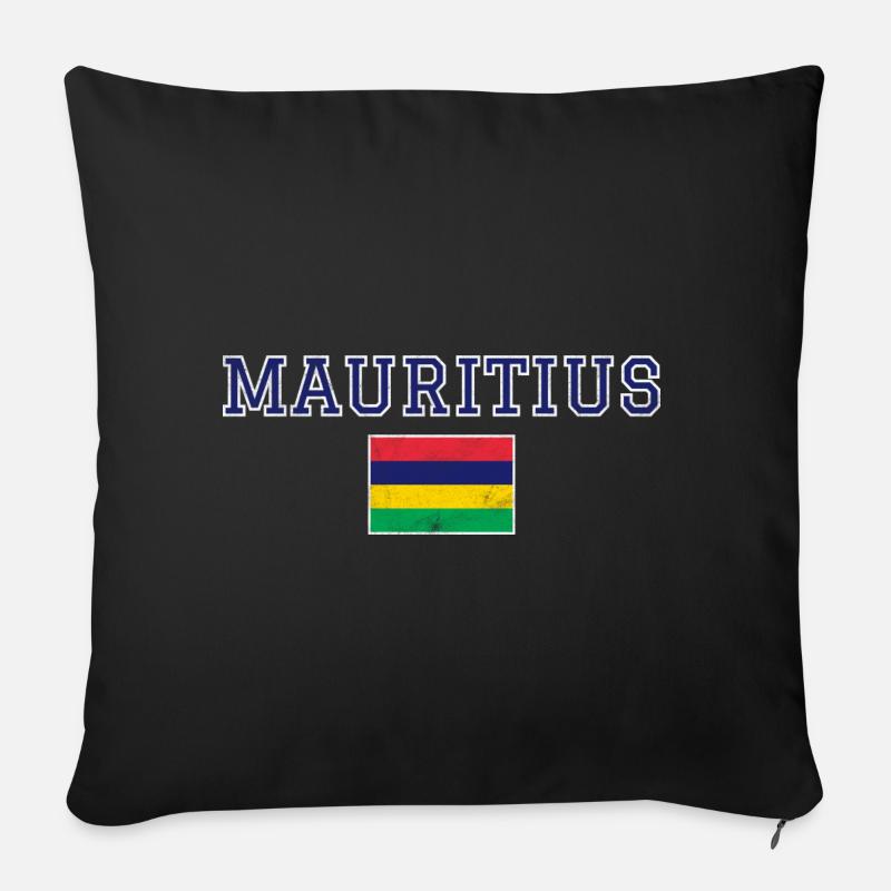 Maurice - Coussin et housse de 45 x 45 cm - noir