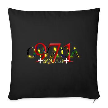 Gwada Kader Design - Sofakissen mit Füllung 45 x 45 cm - Schwarz - Vorne